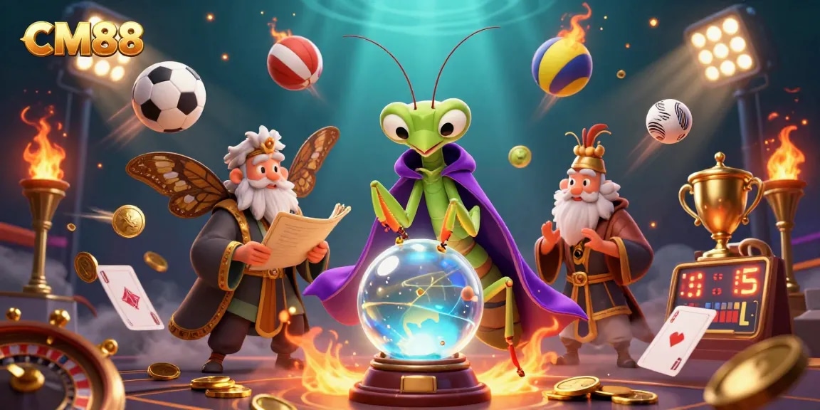 Explore various betting opportunities with CM88 featuring vibrant casino elements.