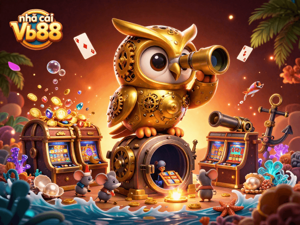 Experience gaming excitement with nhà cái Vb88's vast slot machines and vibrant casino atmosphere.
