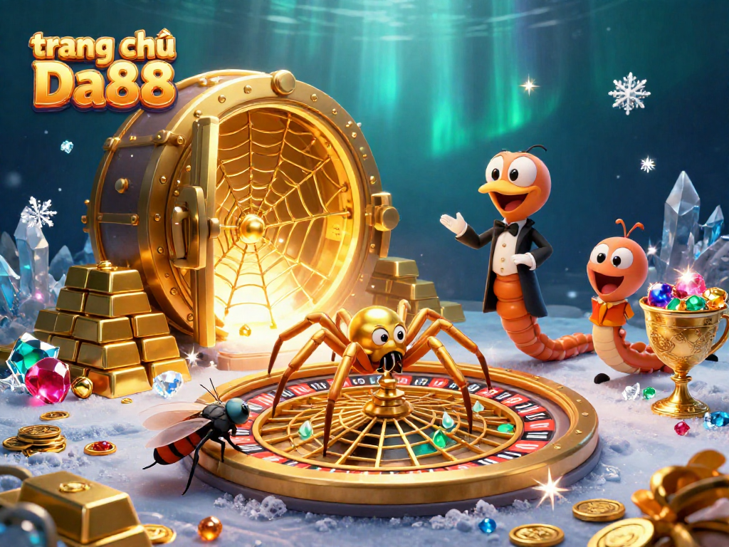 Experience vibrant gaming action at trang chủ Da88 with an engaging 3D casino scene packed with excitement.