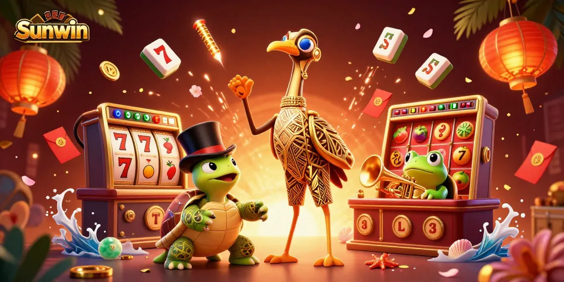 Win big with Sunwin in a vibrant 3D casino world filled with exciting games and dynamic elements.