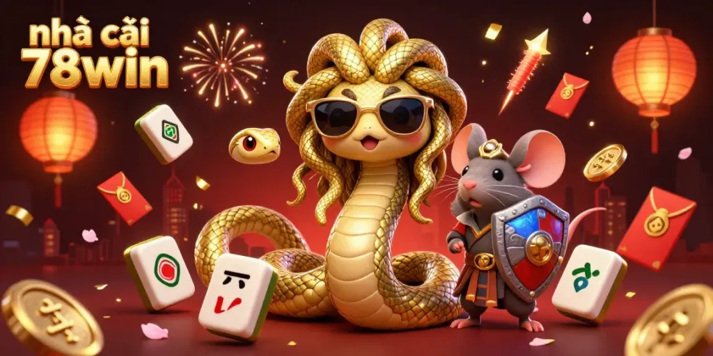 Experience an exciting adventure at nhà cái 78win with a vibrant atmosphere packed with game elements and friendly characters.