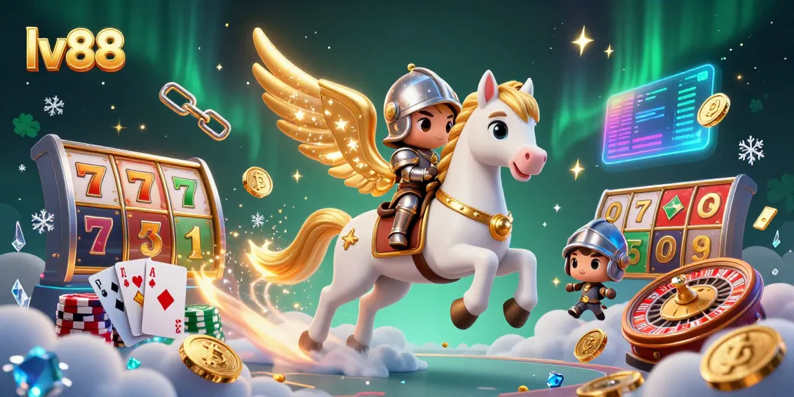 Experience thrilling gaming action with lv88, featuring celestial characters and vibrant gambling themes.