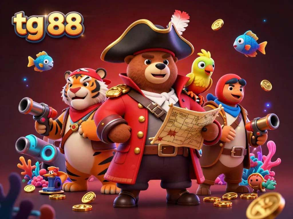 Engage in thrilling underwater fish shooting adventures with tg 88's vibrant gaming scene.