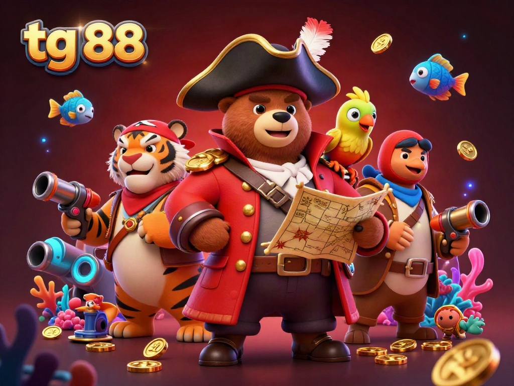 Engage in thrilling underwater fish shooting adventures with tg 88's vibrant gaming scene.