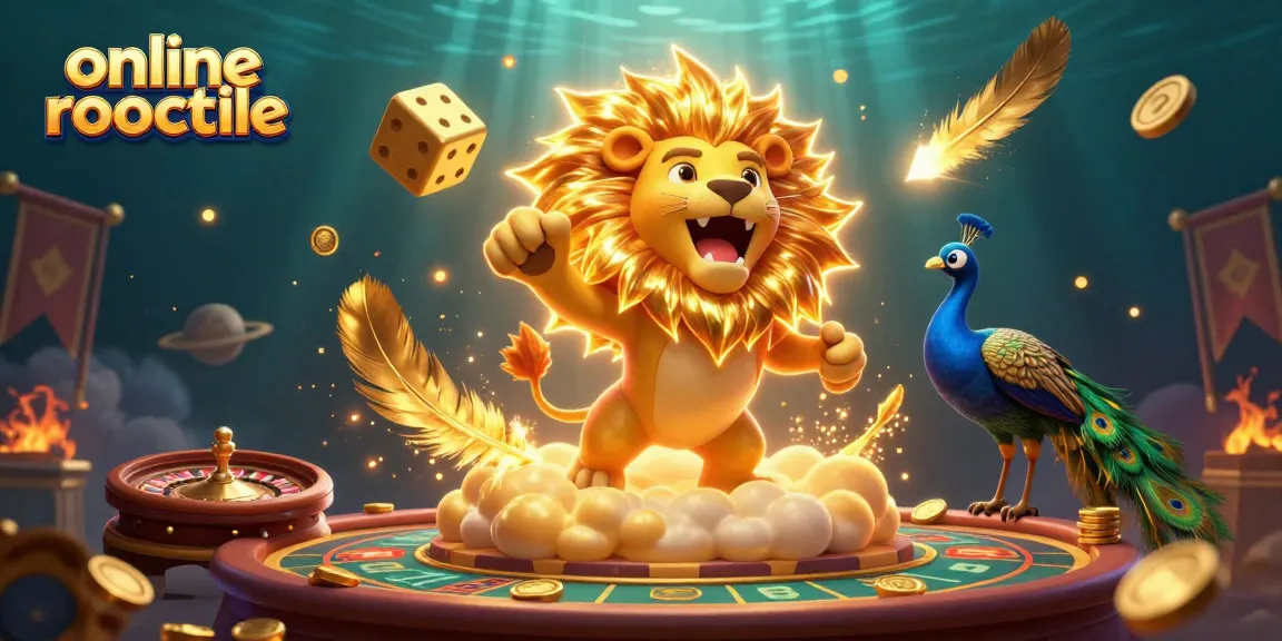 Spin to win with online roulette: A vibrant casino scene of fun and excitement.