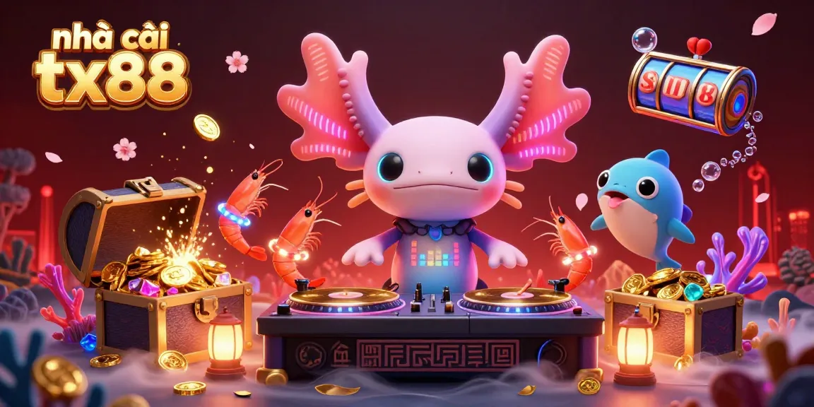 Experience the vibrant vibe of nhà cái tx88 with this lively underwater casino party scene.